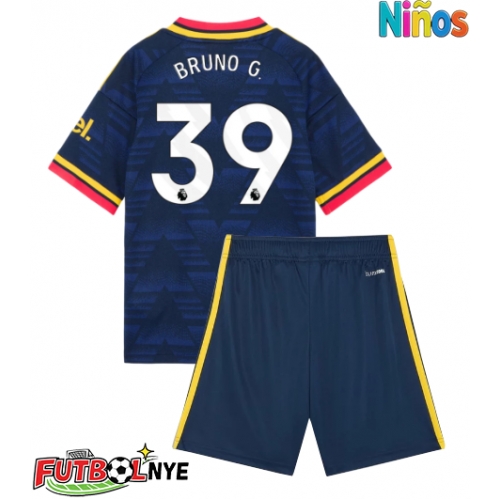 Camiseta Arsenal Bruno Guimaraes #39 Visitante Equipación para niños 2026-27 manga corta (+ pantalones cortos)